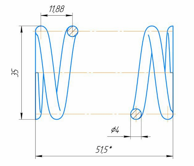 Пружины по вашим чертежам в Воронеж